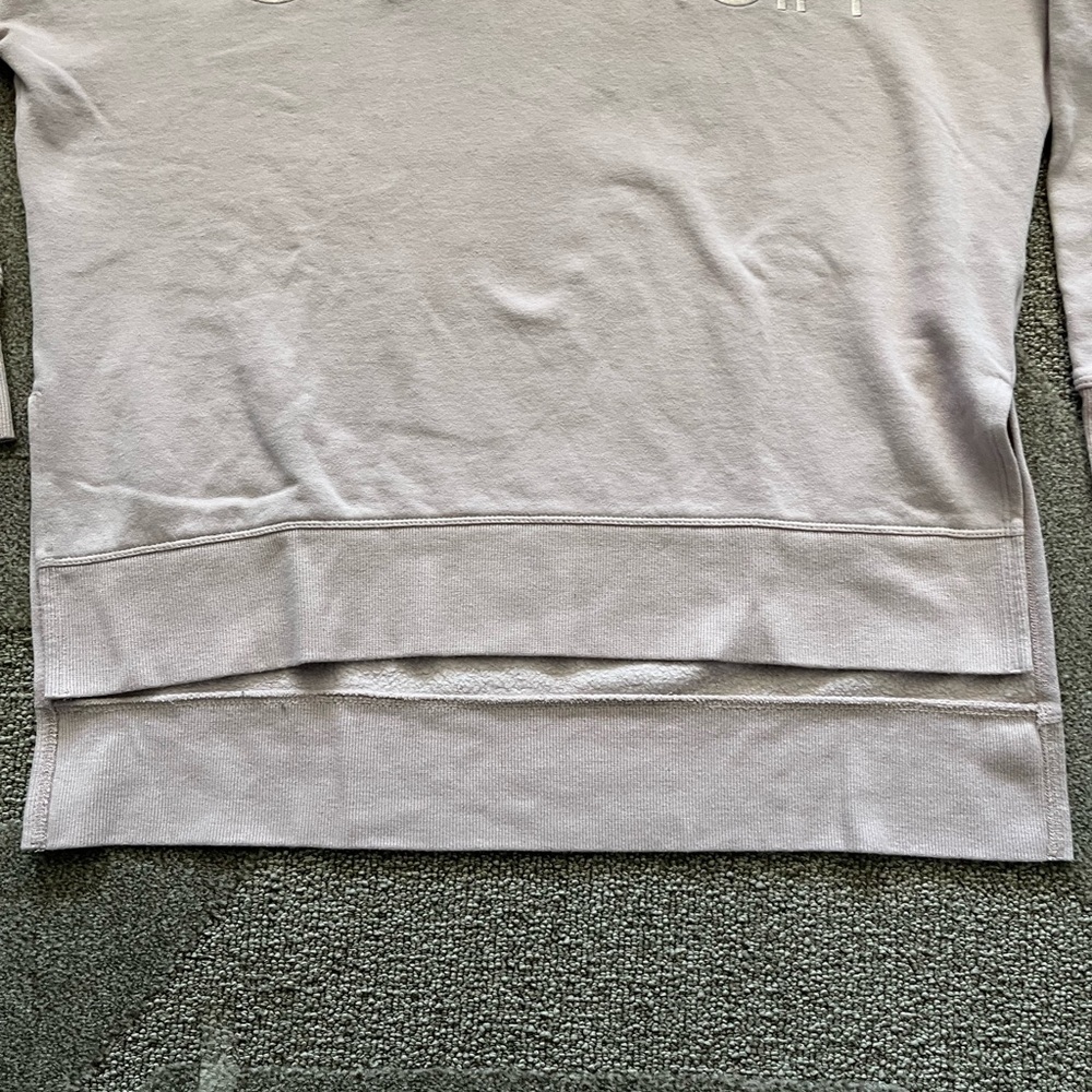 Calvin Klein Light Rose Funnelneck Sweatshirt - Picture 4 of 7